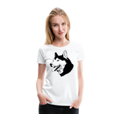 Husky I | Women’s Premium T-Shirt - white