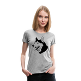 Husky I | Women’s Premium T-Shirt - heather gray