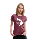 Husky II | Women’s Premium T-Shirt - heather burgundy