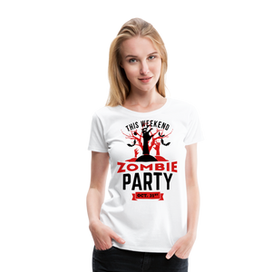 Zombie Party I | Women’s Premium T-Shirt - white