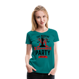 Zombie Party I | Women’s Premium T-Shirt - teal