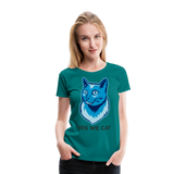 Yes We Cat | Women’s Premium T-Shirt - teal