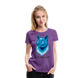 Yes We Cat | Women’s Premium T-Shirt - purple