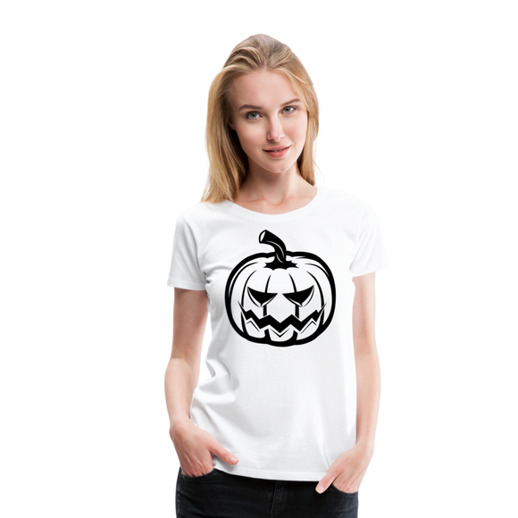 Jack-O-Lantern II | Women’s Premium T-Shirt - white