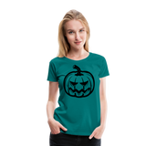 Jack-O-Lantern II | Women’s Premium T-Shirt - teal