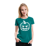 Jack-O-Lantern III | Women’s Premium T-Shirt - teal