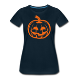 Jack-O-Lantern IV | Women’s Premium T-Shirt - deep navy