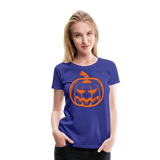 Jack-O-Lantern I | Women’s Premium T-Shirt - royal blue