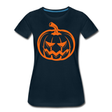 Jack-O-Lantern I | Women’s Premium T-Shirt - deep navy