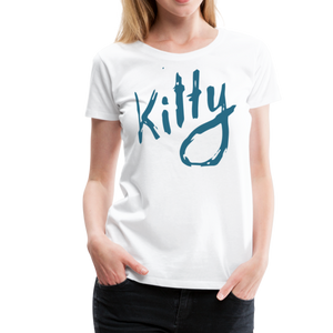 Kitty | Women’s Premium T-Shirt - white