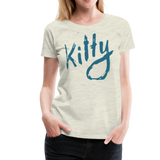 Kitty | Women’s Premium T-Shirt - heather oatmeal