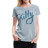 Kitty | Women’s Premium T-Shirt - heather ice blue