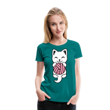 Kitten I | Women’s Premium T-Shirt - teal