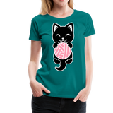 Kitten II | Women’s Premium T-Shirt - teal