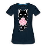 Kitten II | Women’s Premium T-Shirt - deep navy