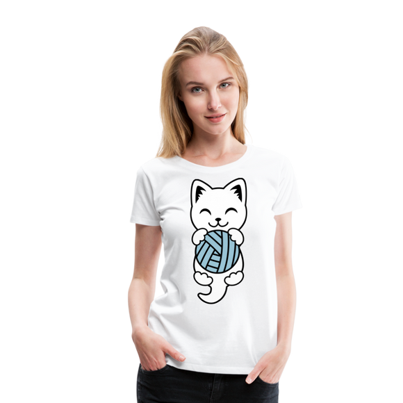 Kitten III | Women’s Premium T-Shirt - white