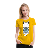 Kitten III | Women’s Premium T-Shirt - sun yellow