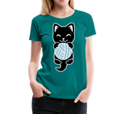 Kitten IV | Women’s Premium T-Shirt - teal