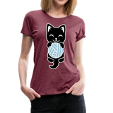 Kitten IV | Women’s Premium T-Shirt - heather burgundy