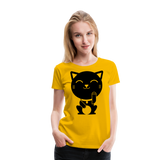 Neko I | Women’s Premium T-Shirt - sun yellow