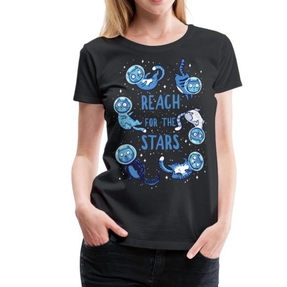 Reach For The Stars | Women’s Premium T-Shirt - black