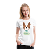 Ruff | Women’s Premium T-Shirt - white