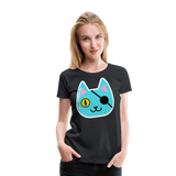 Pirate Cat | Women’s Premium T-Shirt - black