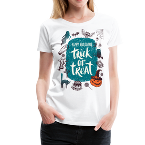 Trick Or Treat I | Women’s Premium T-Shirt - white