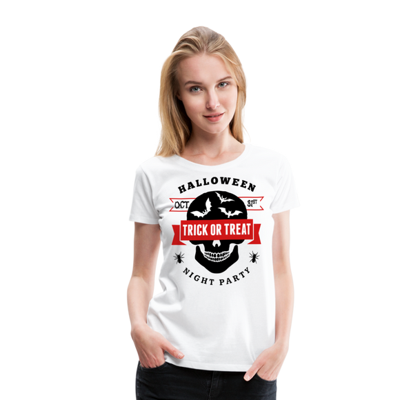 Trick Or Treat II | Women’s Premium T-Shirt - white