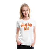 Vampire Time | Women’s Premium T-Shirt - white