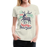 We Wish You I | Women’s Premium T-Shirt - heather oatmeal