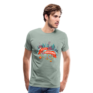 Merry Christmas | Men's Premium T-Shirt - steel green