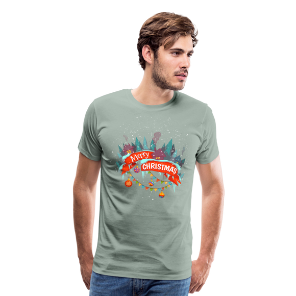 Merry Christmas | Men's Premium T-Shirt - steel green