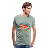 Merry Christmas | Men's Premium T-Shirt - steel green