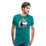 Husky III | Men's Premium T-Shirt - teal