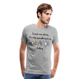 Only Speaking To My Cat | Men's Premium T-Shirt - heather gray