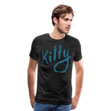 Kitty | Men's Premium T-Shirt - charcoal gray