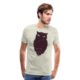 Abstract Owl | Men's Premium T-Shirt - heather oatmeal