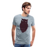 Abstract Owl | Men's Premium T-Shirt - heather ice blue