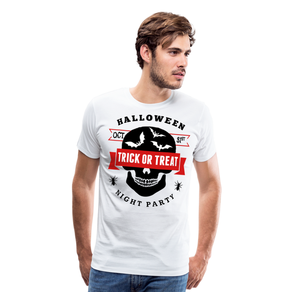 Trick Or Treat I | Men's Premium T-Shirt - white