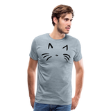 Cat's Whiskers I | Men's Premium T-Shirt - heather ice blue