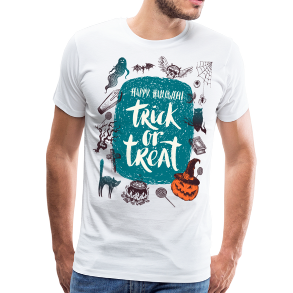 Trick Or Treat III | Men's Premium T-Shirt - white