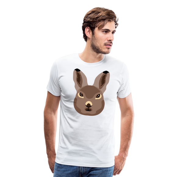 Rabbit | Men's Premium T-Shirt - white