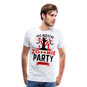 Zombie Party I | Men's Premium T-Shirt - white