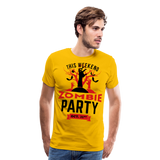 Zombie Party I | Men's Premium T-Shirt - sun yellow