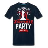 Zombie Party II | Men's Premium T-Shirt - deep navy