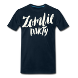 Zombie Party III | Men's Premium T-Shirt - deep navy