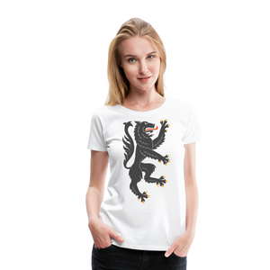 Heraldic Wolf | Women’s Premium T-Shirt - white