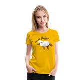 Wolf In Sheep's Clothing | Women’s Premium T-Shirt - sun yellow