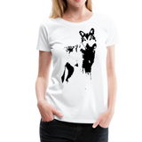 Vintage Wolf | Women’s Premium T-Shirt - white